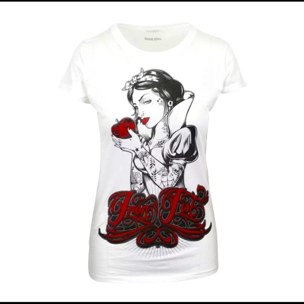 Iron Fist Snow White Smirk with Apple Shirt